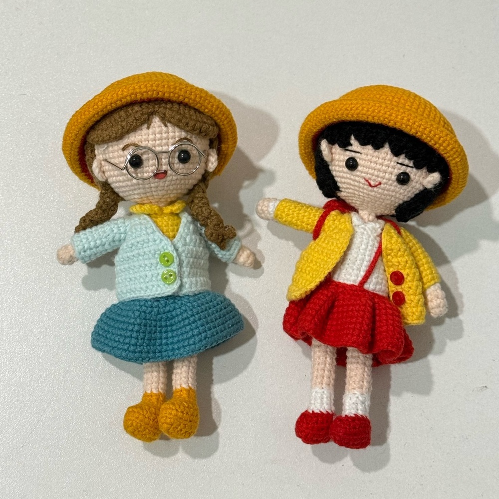 🧶Handmade with love: Cute Crochet girls set